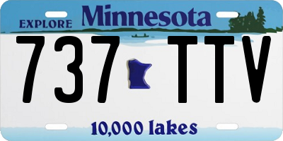 MN license plate 737TTV