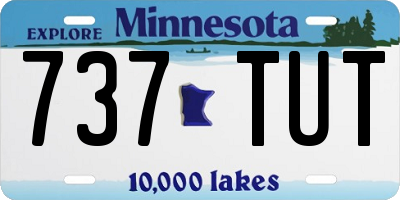 MN license plate 737TUT