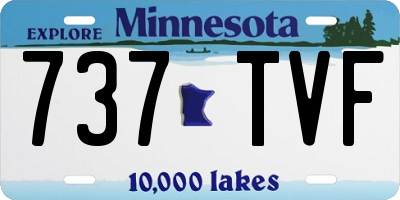 MN license plate 737TVF