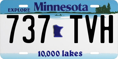MN license plate 737TVH