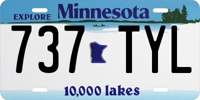 MN license plate 737TYL