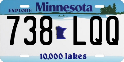 MN license plate 738LQQ