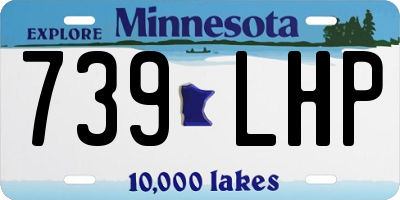 MN license plate 739LHP