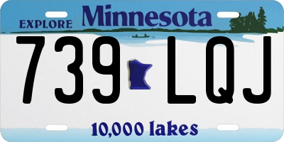 MN license plate 739LQJ