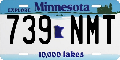 MN license plate 739NMT