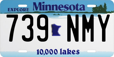 MN license plate 739NMY