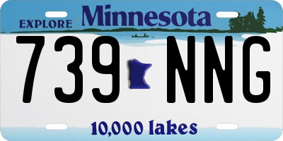 MN license plate 739NNG
