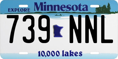 MN license plate 739NNL