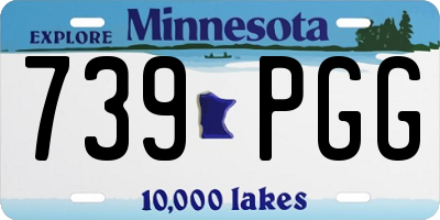 MN license plate 739PGG
