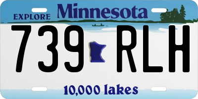 MN license plate 739RLH