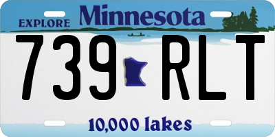 MN license plate 739RLT
