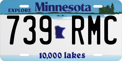 MN license plate 739RMC