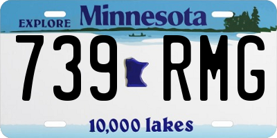 MN license plate 739RMG