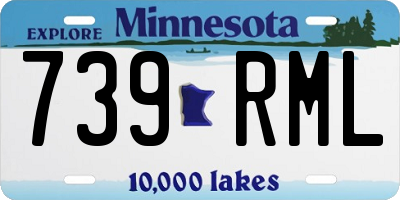 MN license plate 739RML