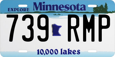 MN license plate 739RMP