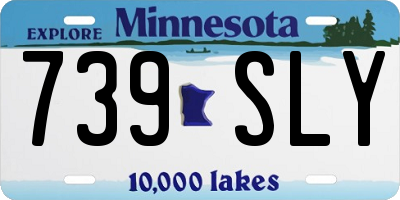 MN license plate 739SLY