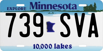 MN license plate 739SVA