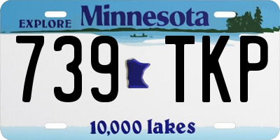 MN license plate 739TKP