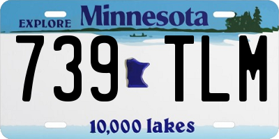 MN license plate 739TLM
