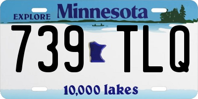MN license plate 739TLQ