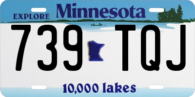 MN license plate 739TQJ