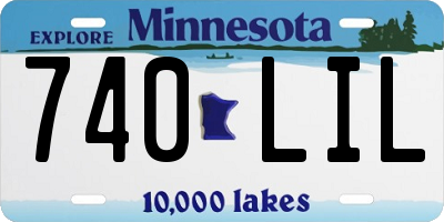 MN license plate 740LIL