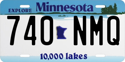MN license plate 740NMQ