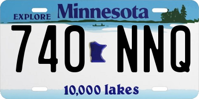 MN license plate 740NNQ