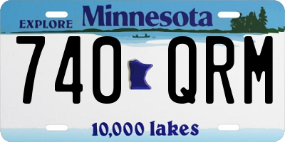 MN license plate 740QRM