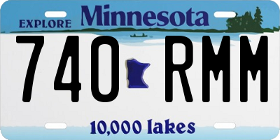 MN license plate 740RMM