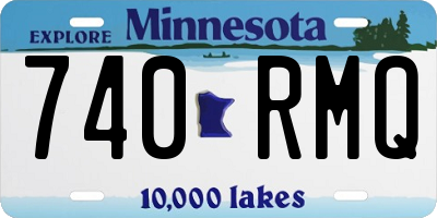MN license plate 740RMQ