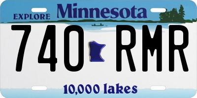 MN license plate 740RMR