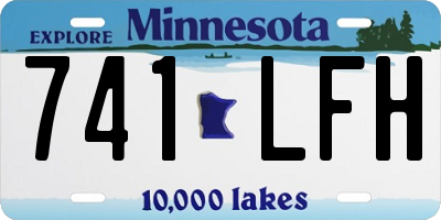 MN license plate 741LFH