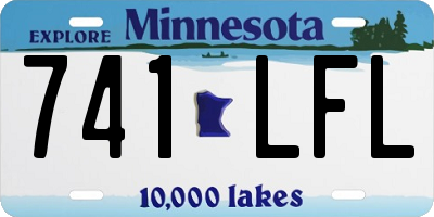MN license plate 741LFL