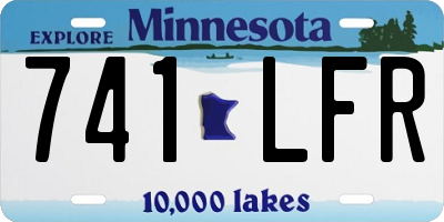 MN license plate 741LFR