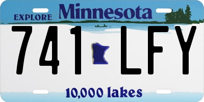 MN license plate 741LFY