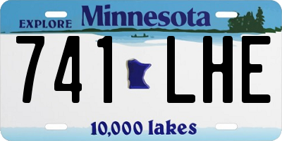 MN license plate 741LHE