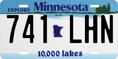 MN license plate 741LHN