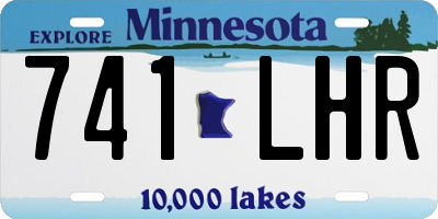 MN license plate 741LHR