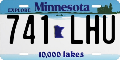 MN license plate 741LHU