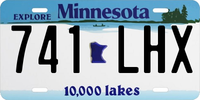 MN license plate 741LHX