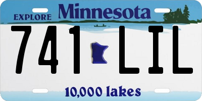 MN license plate 741LIL