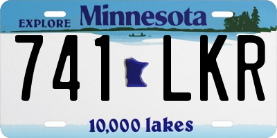 MN license plate 741LKR