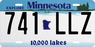MN license plate 741LLZ
