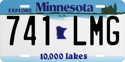 MN license plate 741LMG