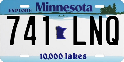 MN license plate 741LNQ