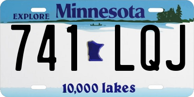 MN license plate 741LQJ