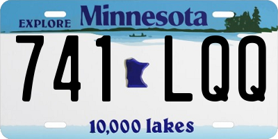 MN license plate 741LQQ
