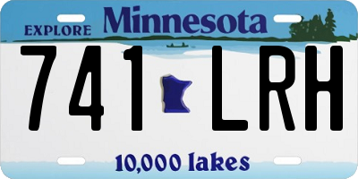 MN license plate 741LRH
