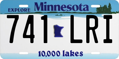 MN license plate 741LRI